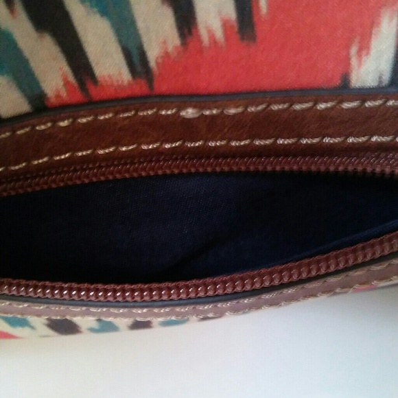 NWOT Chaps Ikat Satchel Handbag - Picture 7 of 8